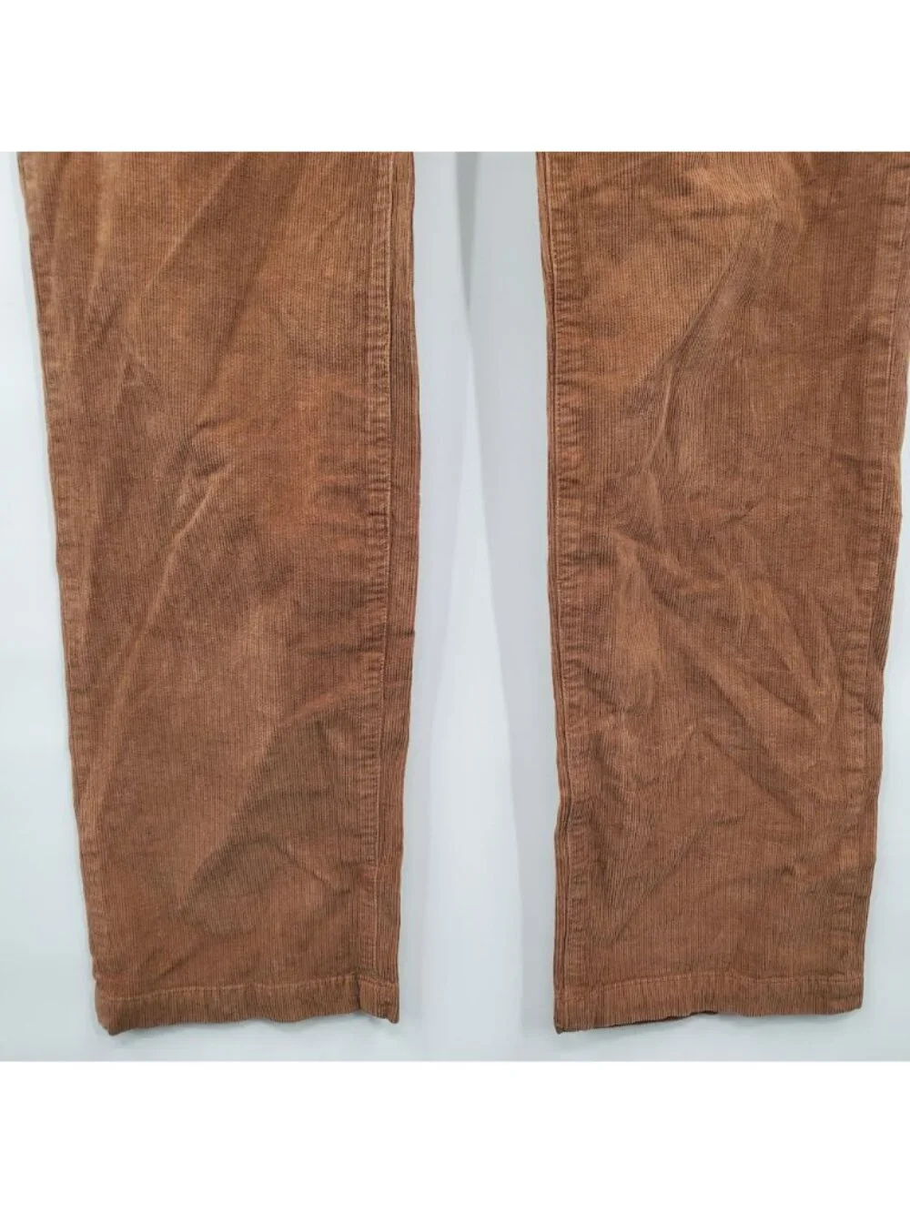Faherty Regular Fit Textured Corduroy Pants Women Size 27 NWOT Brown High Rise